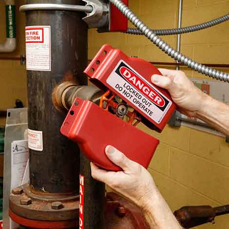 可調(diào)節(jié)閘閥鎖使用圖